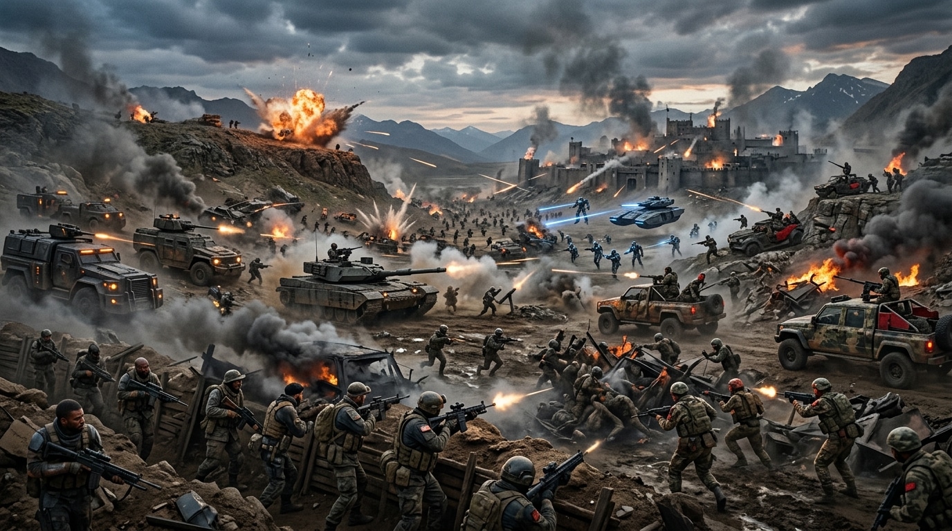 Three-Faction Warfare Creates Unpredictable Battles